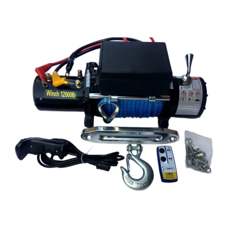 Vehicle Recovery12v/24V DC Pulling Electric Winch Steel Rope,Kevlar Cable, Synthetic Rope,Remote Control
