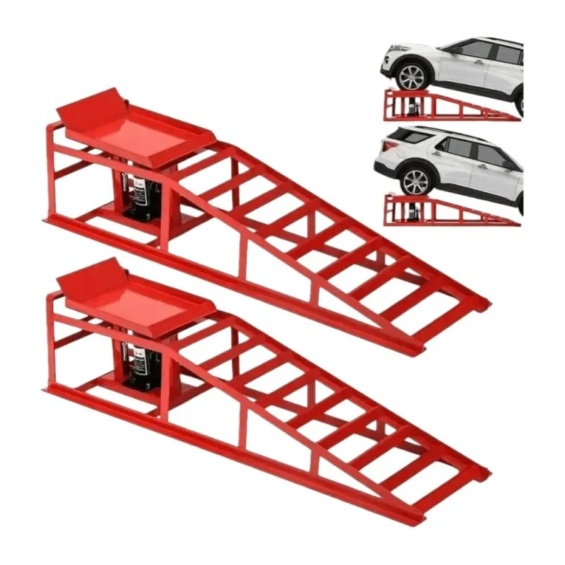 Maintenance Ramp Car Service Ramps with Hydraulic Lift Jack