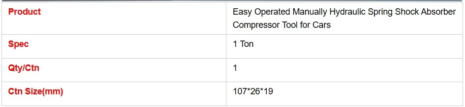 heavy duty coil spring compressor tool safety strut spring compressor tool for vehicle maintenance