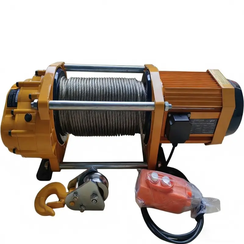 CD-K1 Heavy Duty 2.5ton 3ton 220V/380V Multi-FunctionElectric Winch with 30m Wire Rope,for Construction Loading