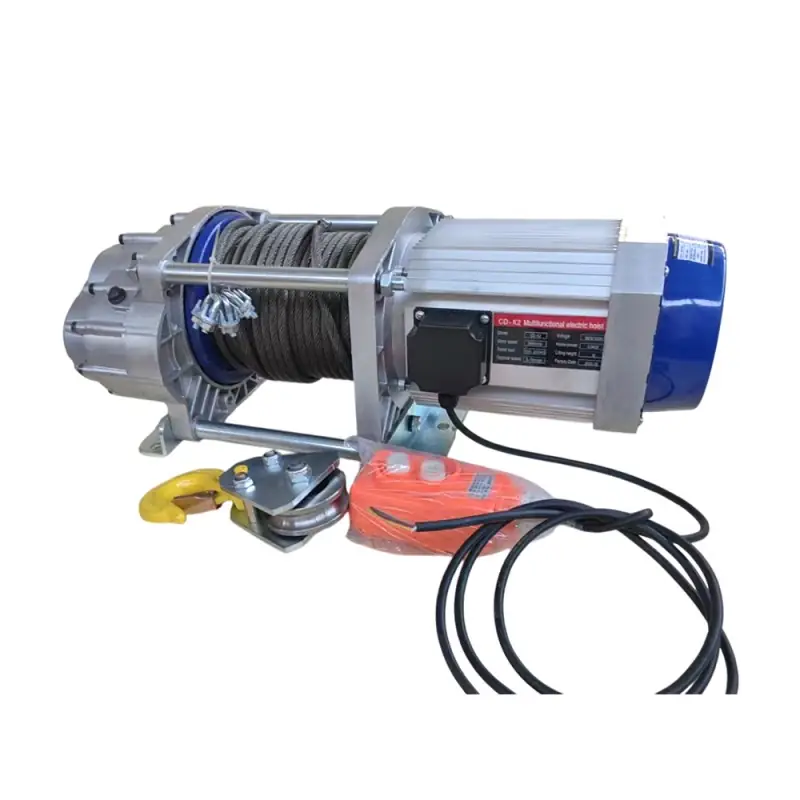 CD-K1 Heavy Duty 2.5ton 3ton 220V/380V Multi-FunctionElectric Winch with 30m Wire Rope,for Construction Loading