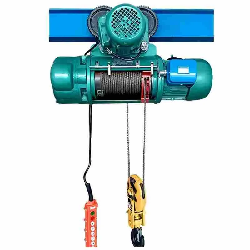 CD 380V 50HZ 60HZ Electric Wire Rope Hoist With Trolley, For Industrial