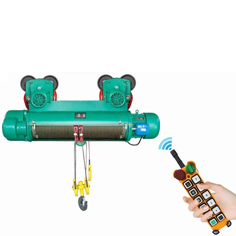 CD 380V 50HZ 60HZ Electric Wire Rope Hoist With Trolley, For Industrial