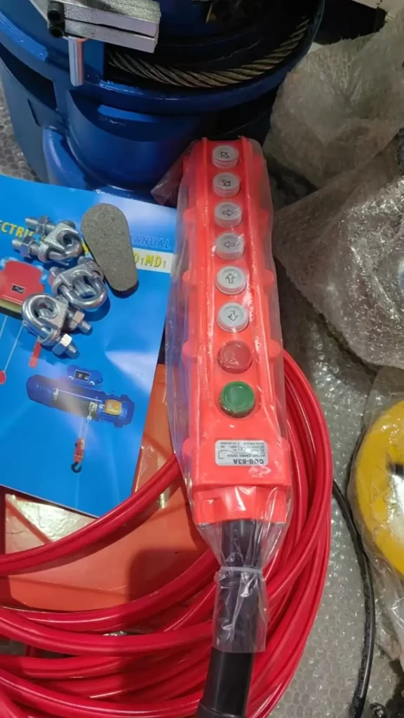 cd 380v 50hz 60hz electric wire rope hoist with trolley, for industrial