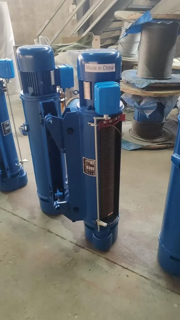 cd 380v 50hz 60hz electric wire rope hoist with trolley, for industrial