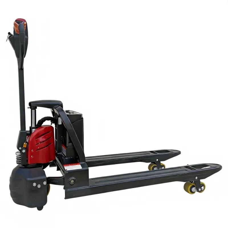 lithium ion 1500kg 2000kg powered electric pallet truck medium duty tight turning