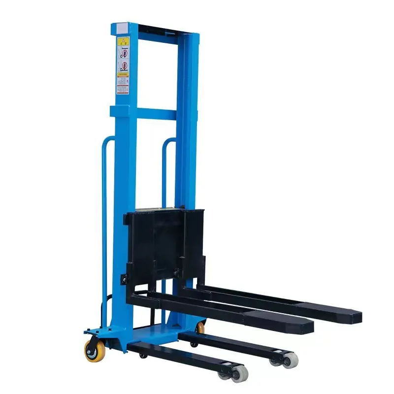1Ton 1.3M 1.6M Lifting Electric Self Climbing Mini Forklift Ideal for Warehouse Lifting Operation