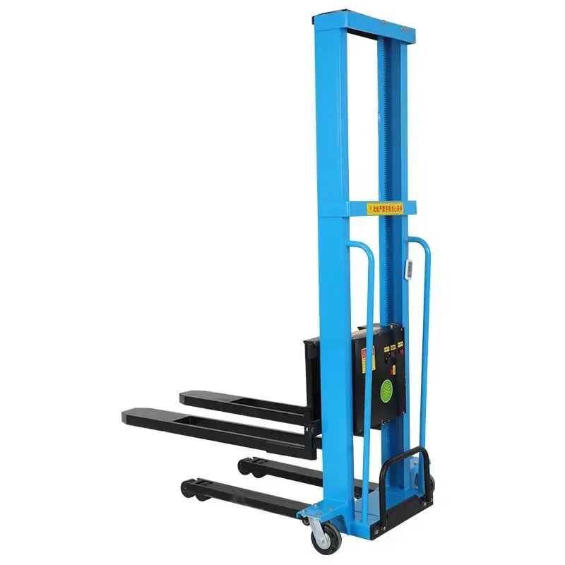 1Ton 1.3M 1.6M Lifting Electric Self Climbing Mini Forklift Ideal for Warehouse Lifting Operation