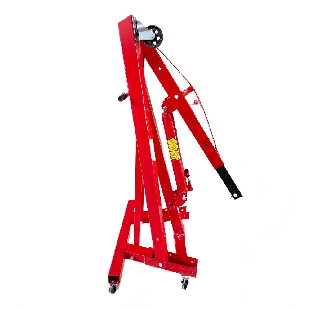 2ton foldable heavy duty4400lbs hydraulic shop crane engine hoist lift