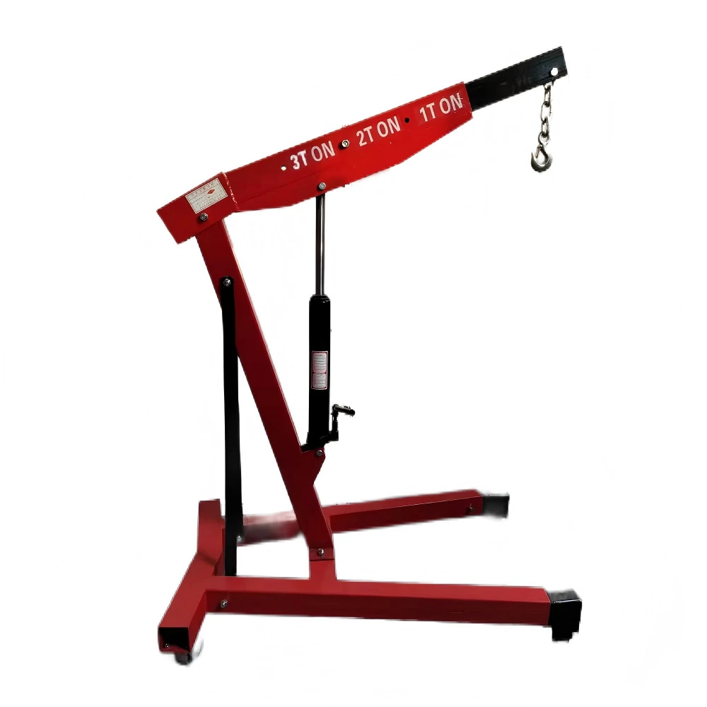 2Ton Foldable Heavy Duty4400lbs Hydraulic Shop Crane Engine Hoist Lift