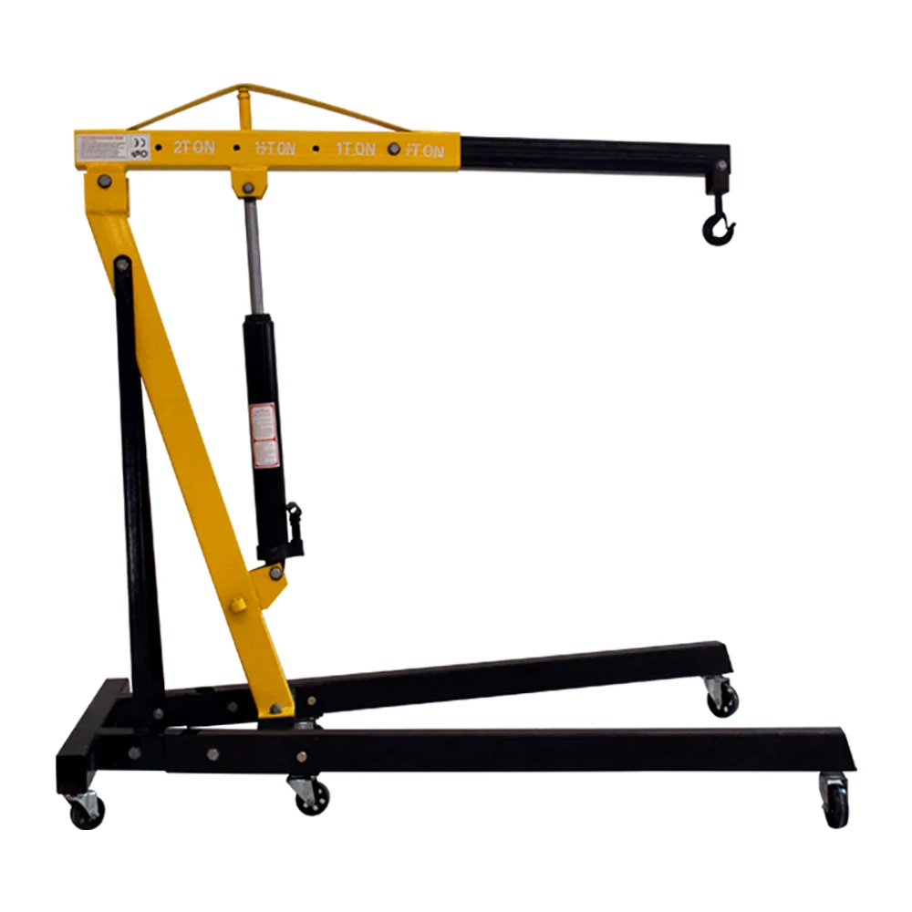 2Ton Foldable Heavy Duty4400lbs Hydraulic Shop Crane Engine Hoist Lift