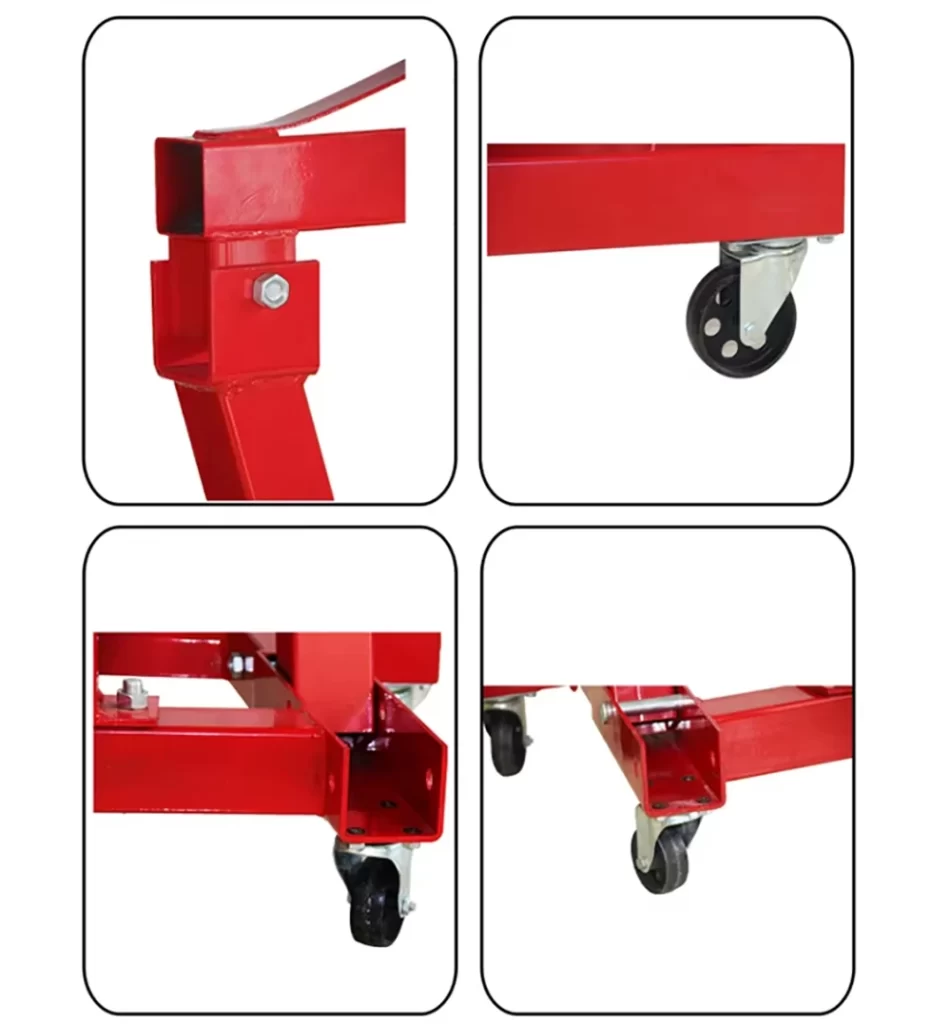 2ton foldable heavy duty4400lbs hydraulic shop crane engine hoist lift