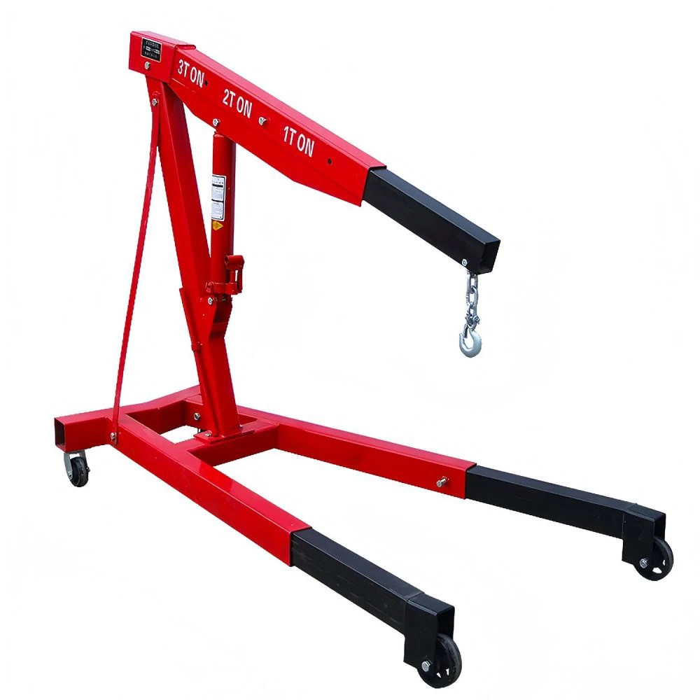 2Ton Foldable Heavy Duty4400lbs Hydraulic Shop Crane Engine Hoist Lift