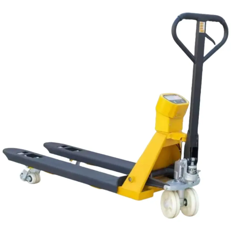 3ton 6,600lbs pallet truck with scale hand hydraulic electric jack electric forklift lifting tools