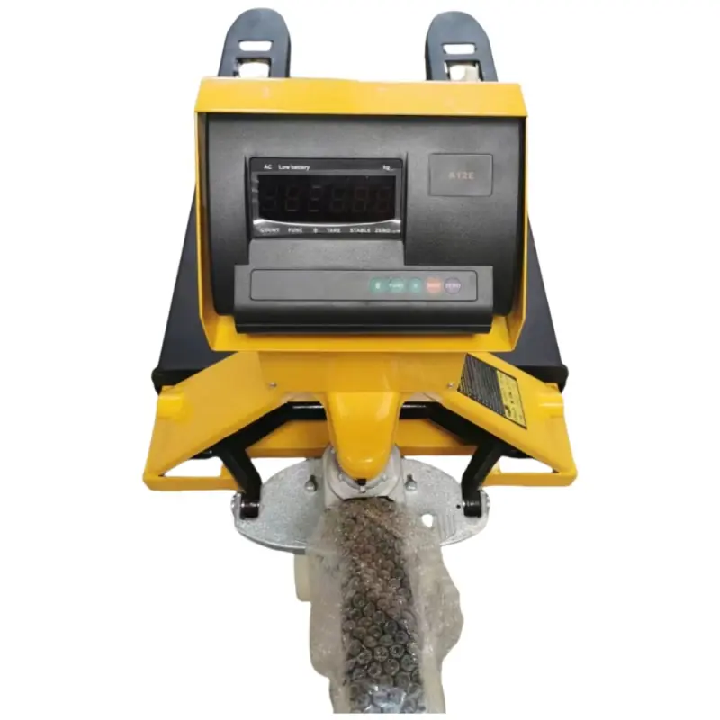 3ton 6,600LBS Pallet Truck With Scale Hand Hydraulic Electric Jack Electric Forklift Lifting Tools