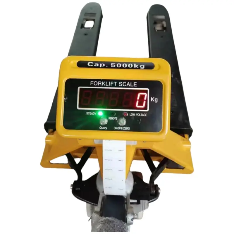 3ton 6,600LBS Pallet Truck With Scale Hand Hydraulic Electric Jack Electric Forklift Lifting Tools