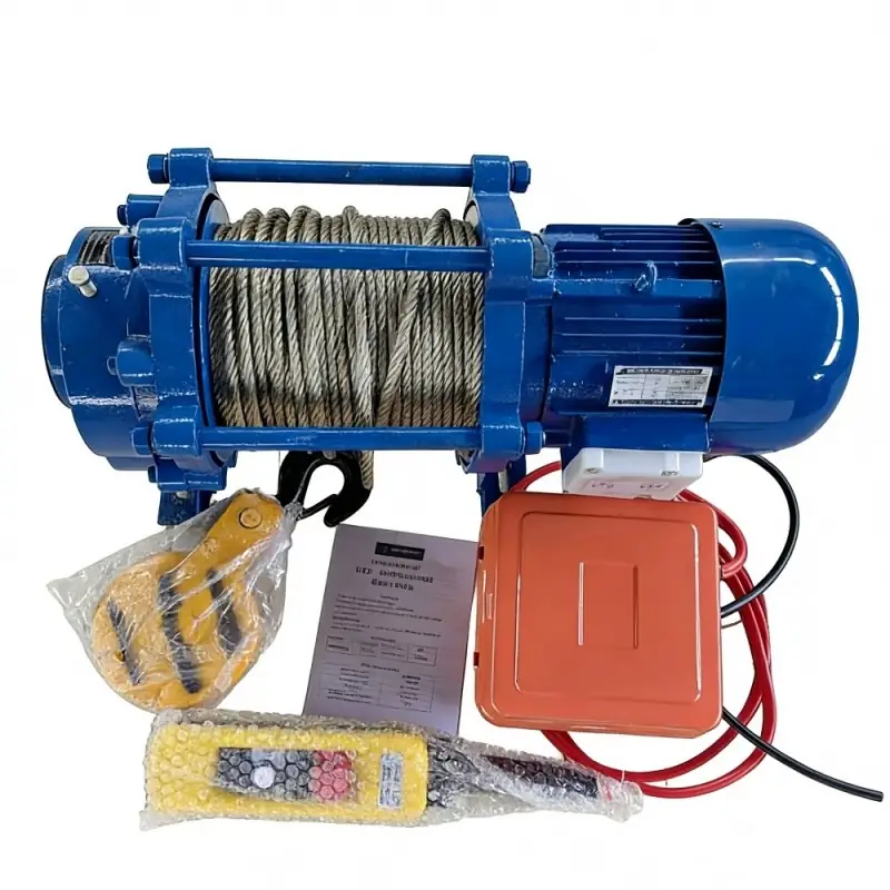 Multiple Function Upgraded Fast Speed Electric Winch KCD Series 1T 1.5T 2T Shipped