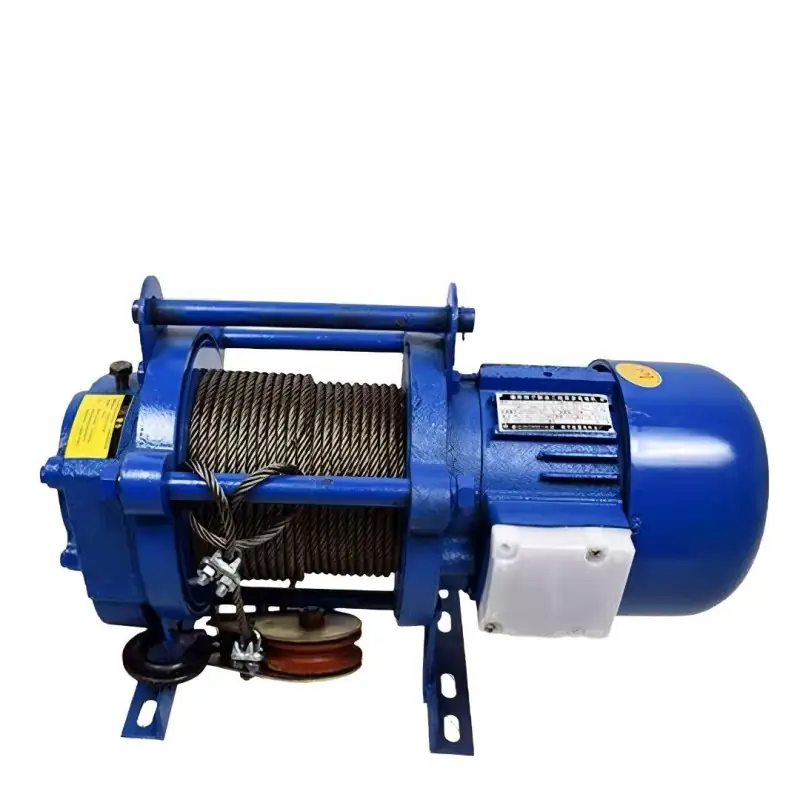 Multiple Function Upgraded Fast Speed Electric Winch KCD Series 1T 1.5T 2T Shipped