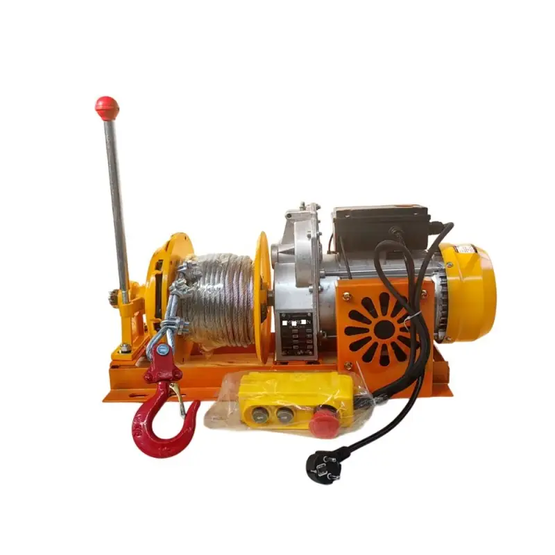 500/1000kg4HP 750/1500kg 5HP Single Phase One Reel Electric Winch with Clutch