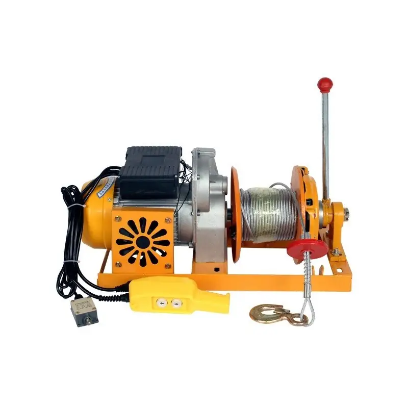 500/1000kg4HP 750/1500kg 5HP Single Phase One Reel Electric Winch with Clutch