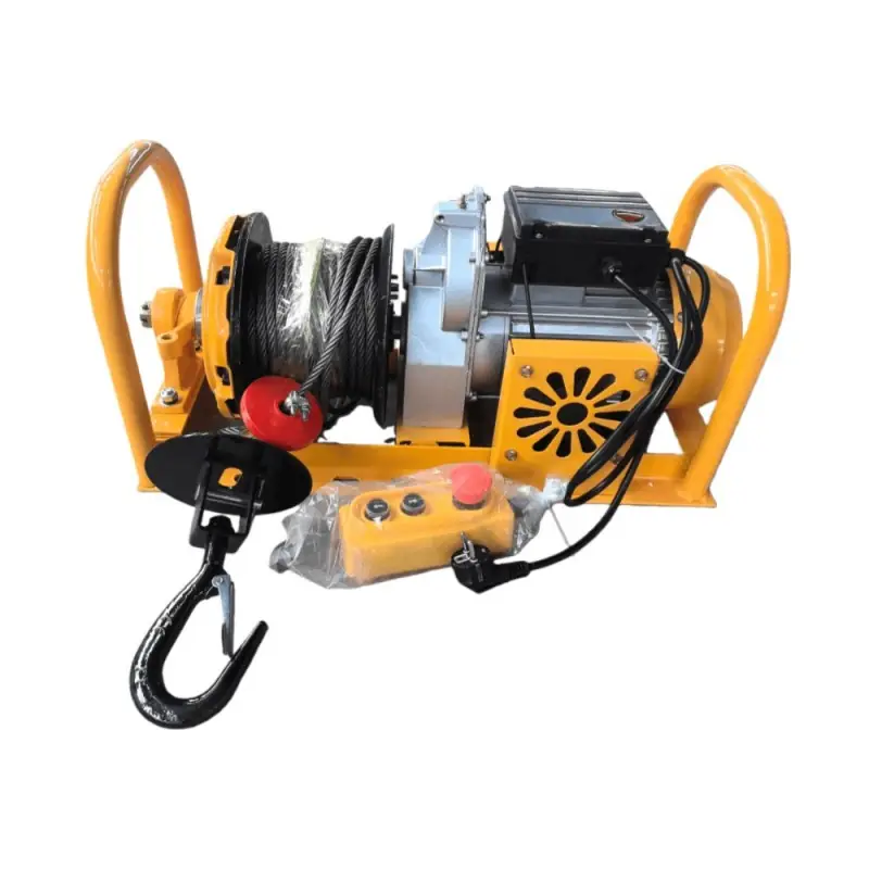 Power Fox Type Customize 5HP 500/1000kg 8MM*40M * 150MM Drum Electric Clutch Winch,Different Customization