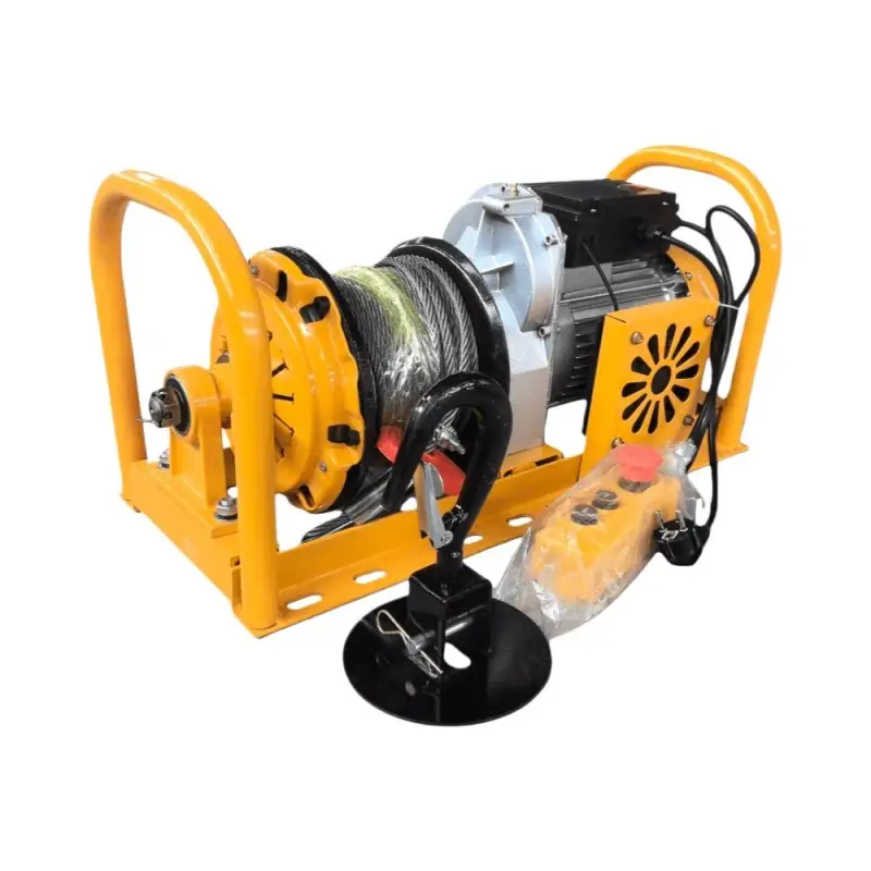 Power Fox Type Customize 5HP 500/1000kg 8MM*40M * 150MM Drum Electric Clutch Winch,Different Customization