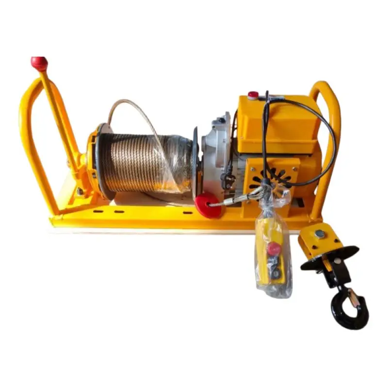 Power Fox Type Customize 5HP 500/1000kg 8MM*40M * 150MM Drum Electric Clutch Winch,Different Customization