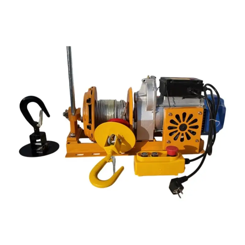 500/1000kg4HP 750/1500kg 5HP Single Phase One Reel Electric Winch with Clutch