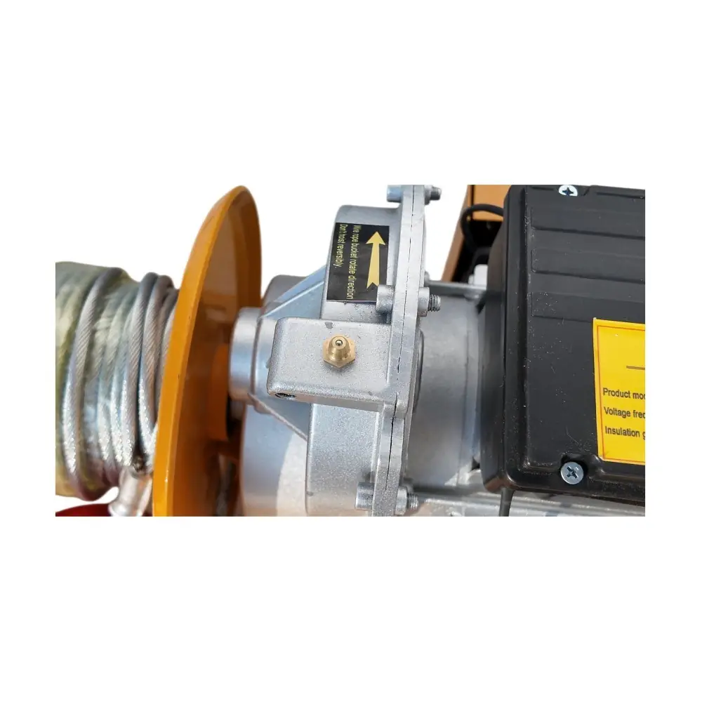 500/1000kg4hp 750/1500kg 5hp single phase one reel electric winch with clutch