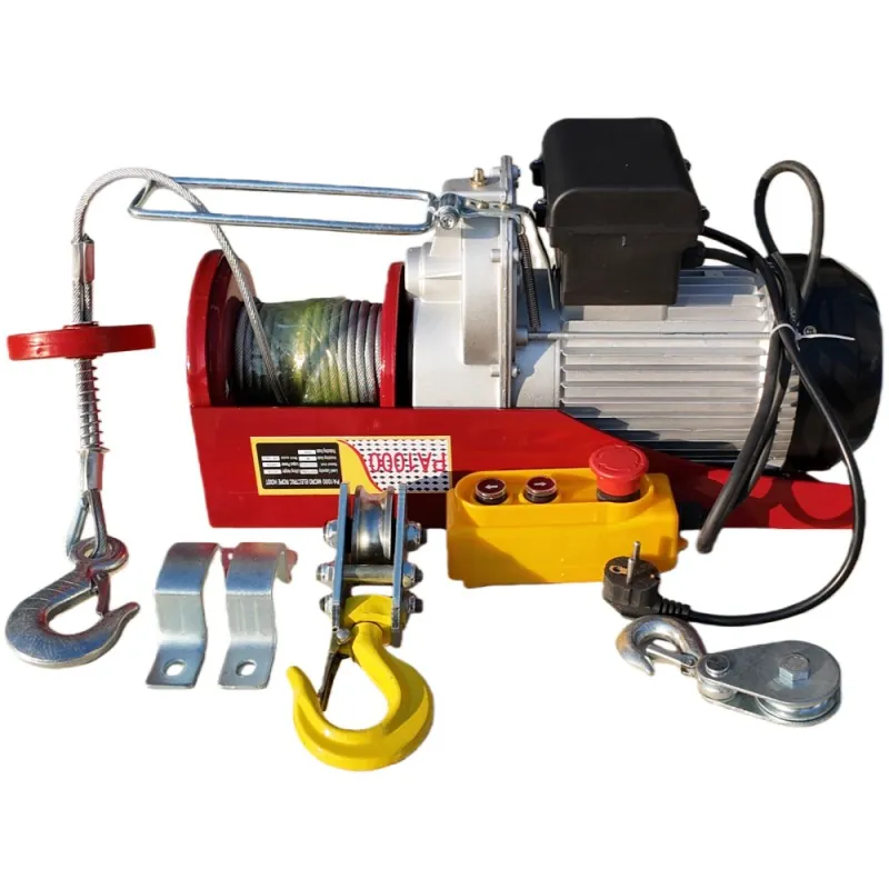 PAType Small Mini Anti-Rotation Steel Rope Wire Rope Electric Winch with CE