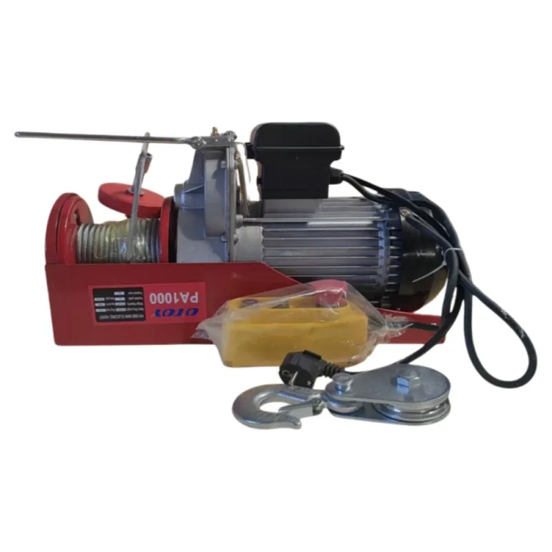 PAType Small Mini Anti-Rotation Steel Rope Wire Rope Electric Winch with CE