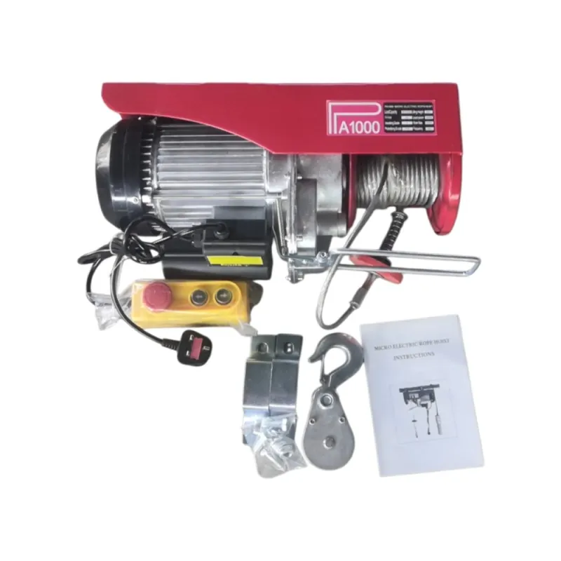 PAType Small Mini Anti-Rotation Steel Rope Wire Rope Electric Winch with CE