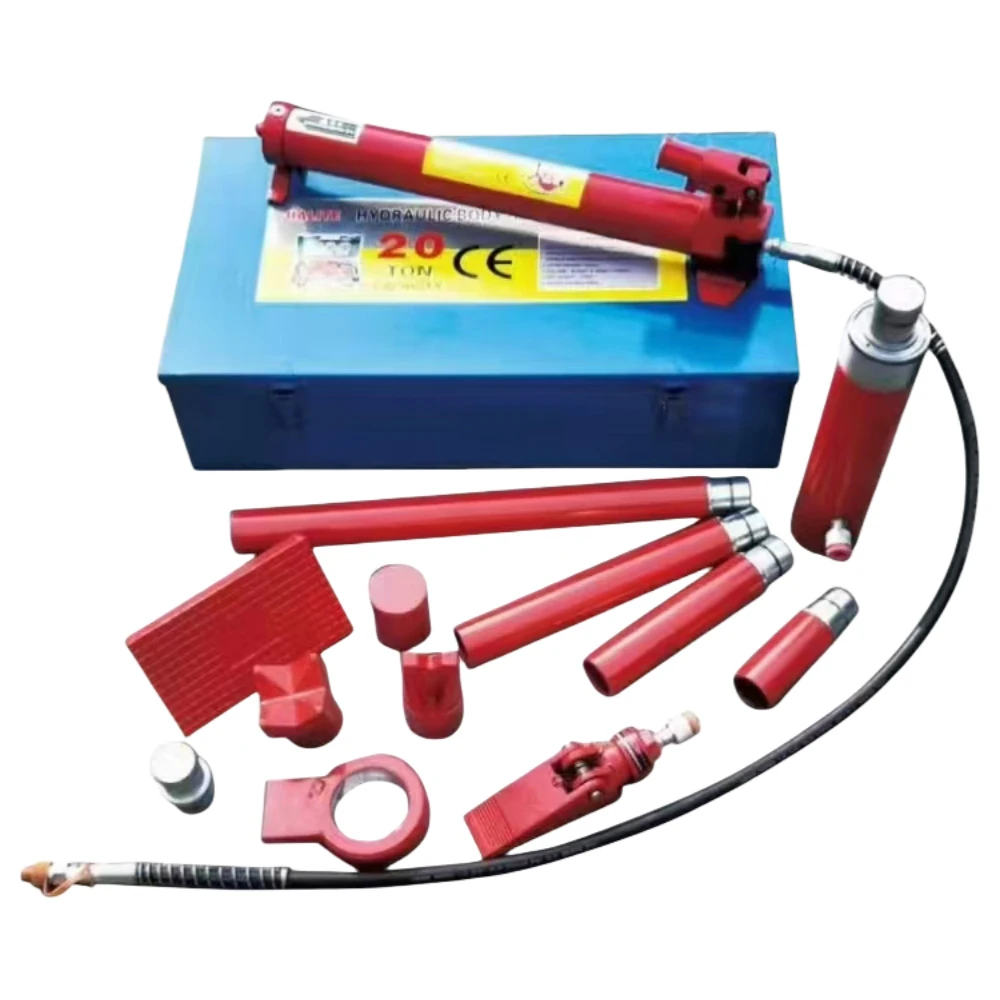 Auto Shop Portable 10 T 20ton Porta Power Hydraulic Jack Body Frame Repair Kit