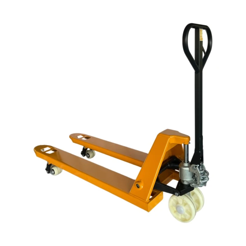 Economic Quick Lift Manual Pallet Truck4,400lb| 550*1200MM Forks| White Nylon Wheels/Black Rubber Wheels