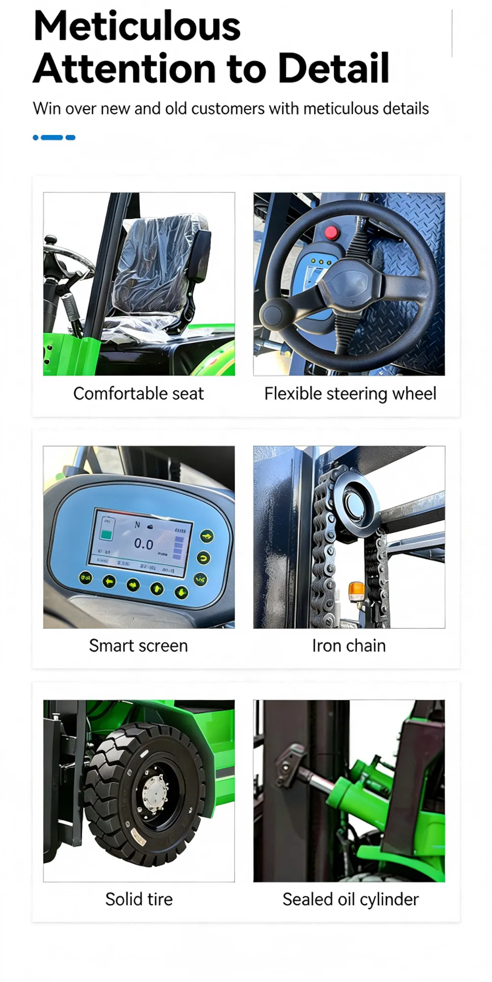 1.5/2/3 ton electric forklift | full electric warehouse forklift for material handling