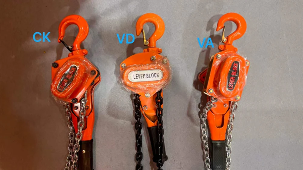 manual lever chain hoists